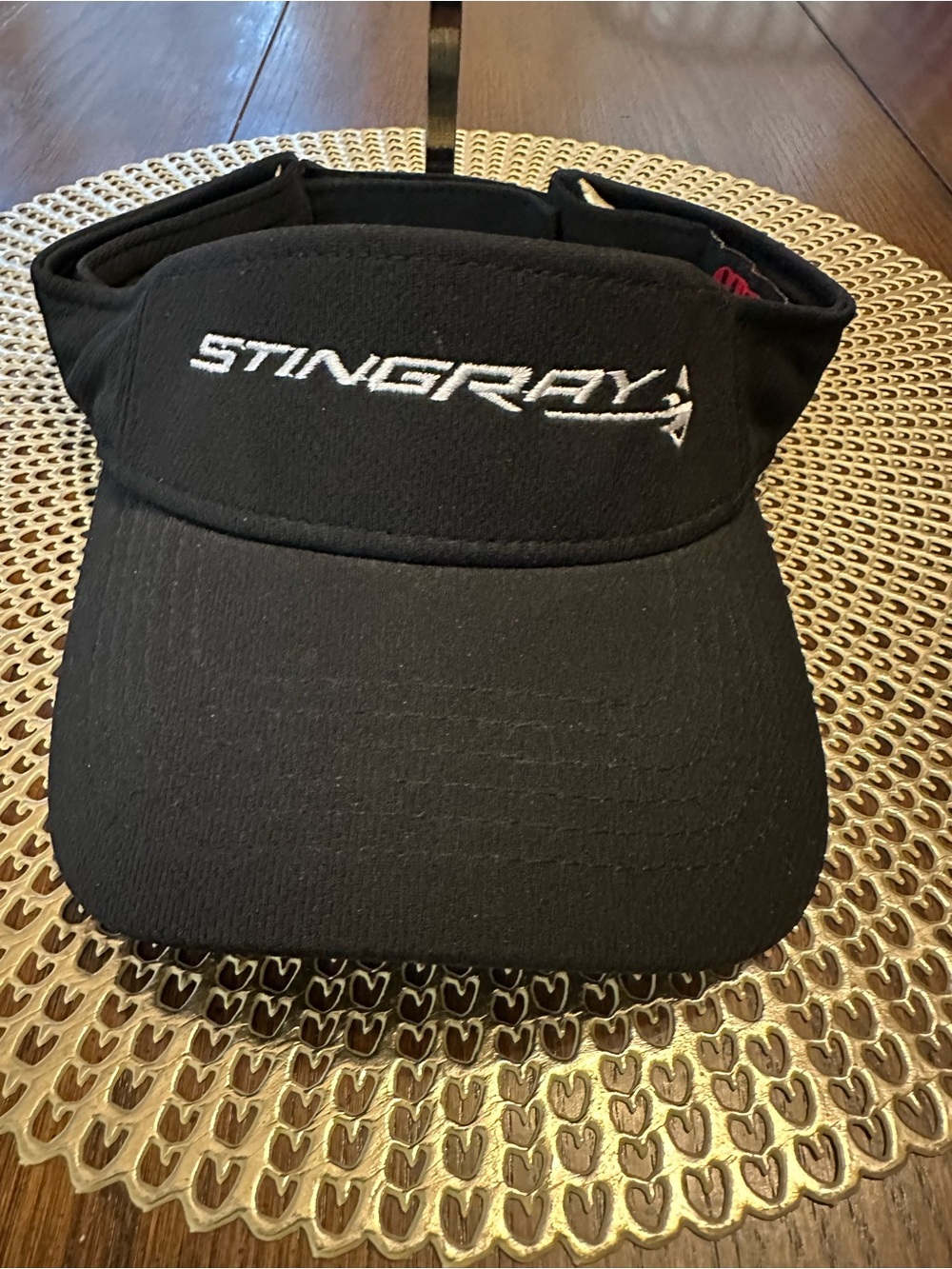 OTTO Black Visor with Red Logo